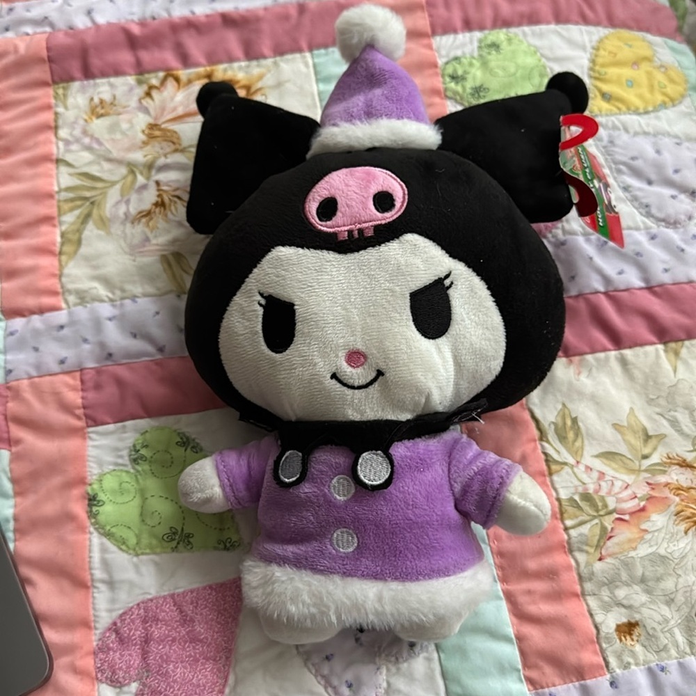 NWT Sanrio Holiday Kuromi Stuffed Toy